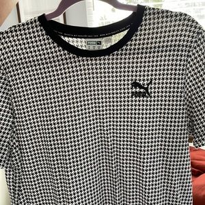 Puma black and white shirt